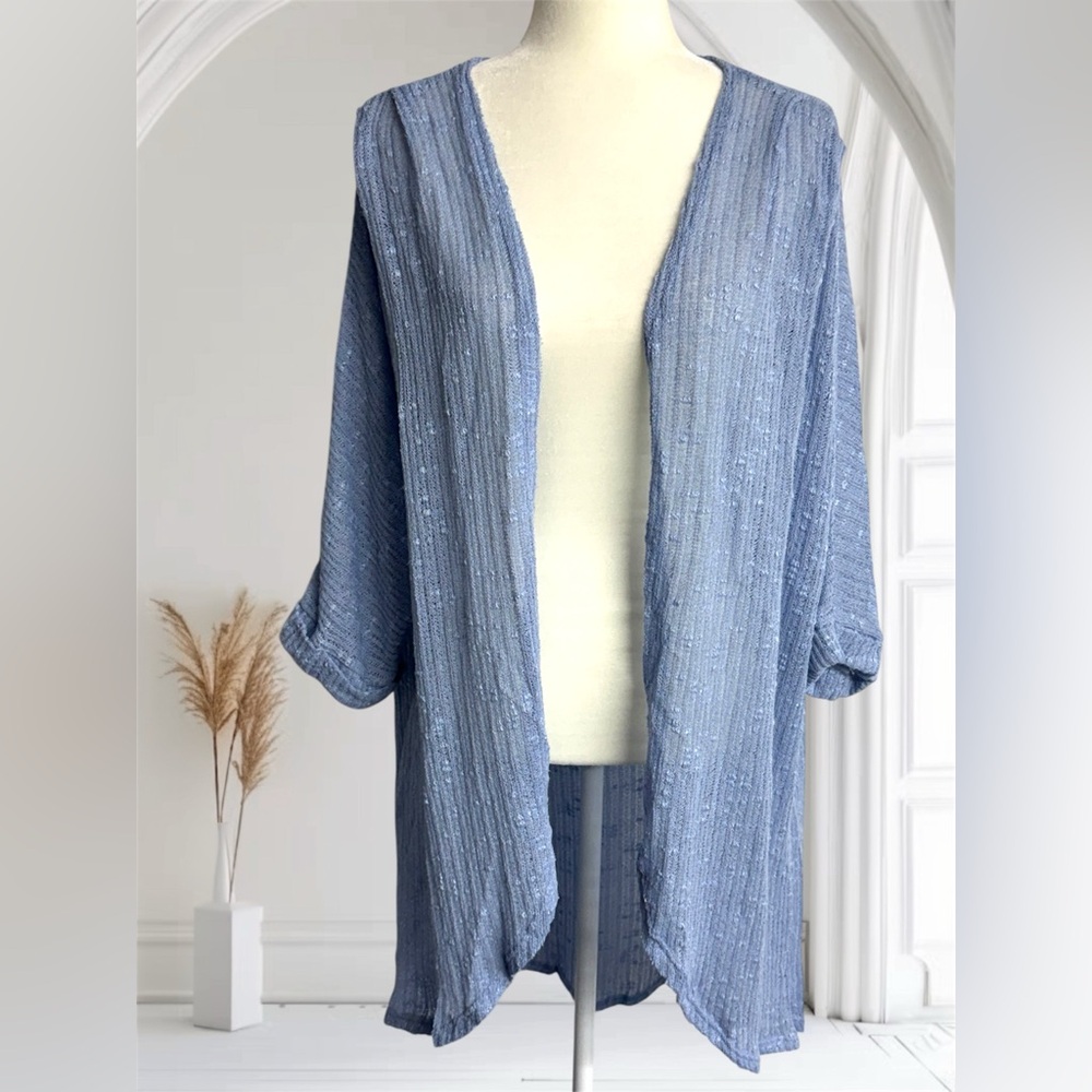 *NWOT* Perch by Blu Pepper Open Front Knit Cardigan Size 1XL